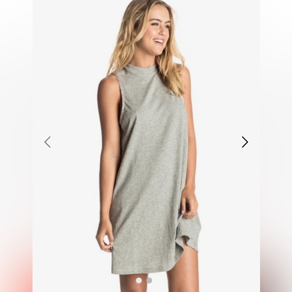 Roxy Eye On Summer Black Mock Neck Mini Dress Sz S - Picture 3 of 7